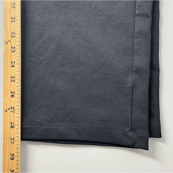 American Giant Ponte Straight Pants Womens Medium Black Pull On Stretch Relaxed - Picture 7 of 11